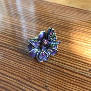 Authentic Heidi Daus flower ring